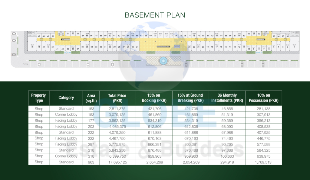 Payment-Plan-Map-For-Basement-Floor