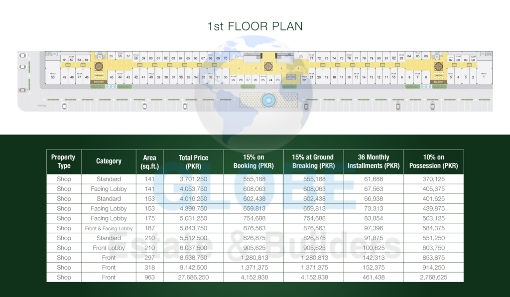 Payment-Plan-Map-For-1st-Floor-Plan