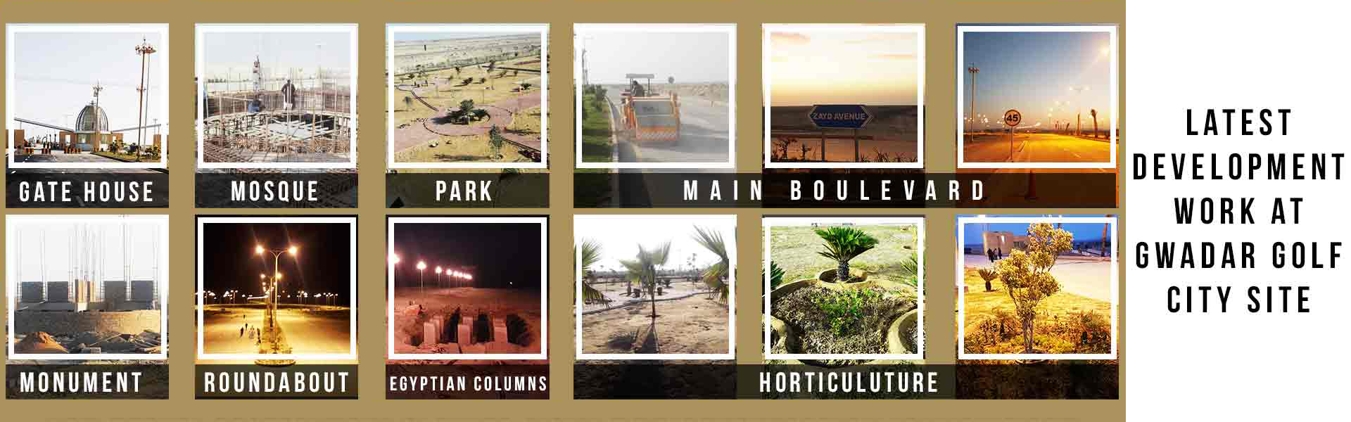 Latest Development work at gwadar golf city site